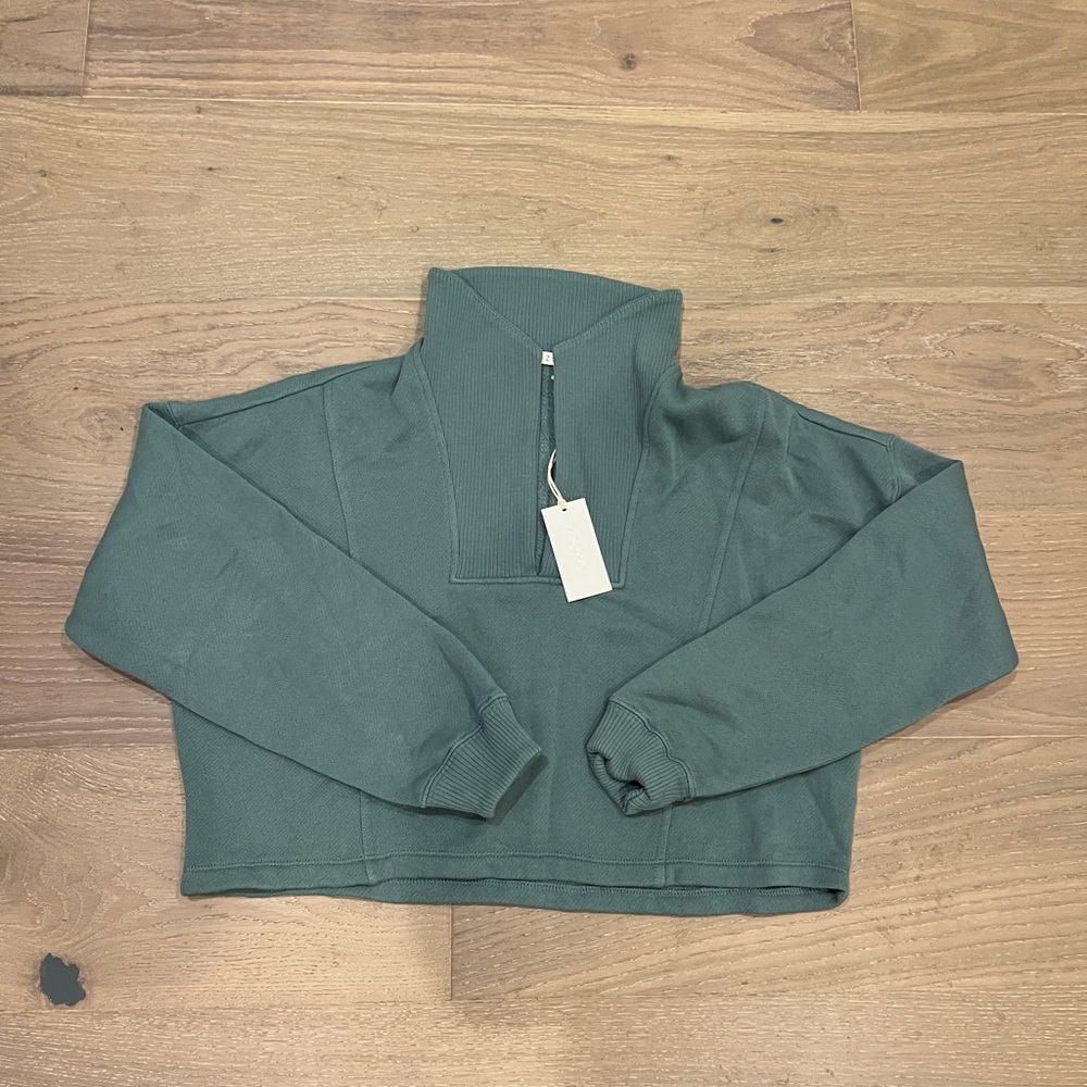 Women's Green z supply soho sweatshirt size xs